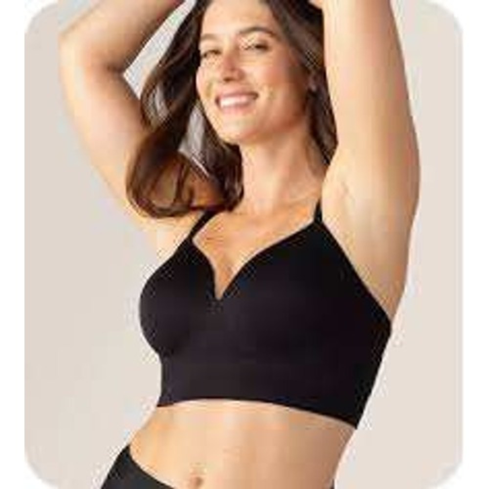 Truekind Supportive Comfort Wireless Shaping Bra Black 2XL 10210 New